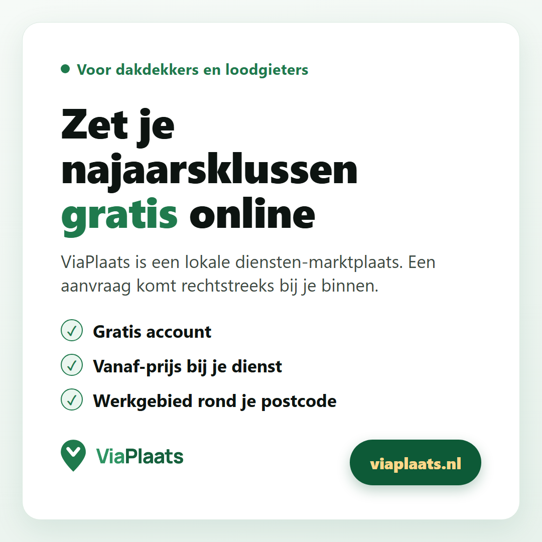Zet je najaarsklussen gratis online