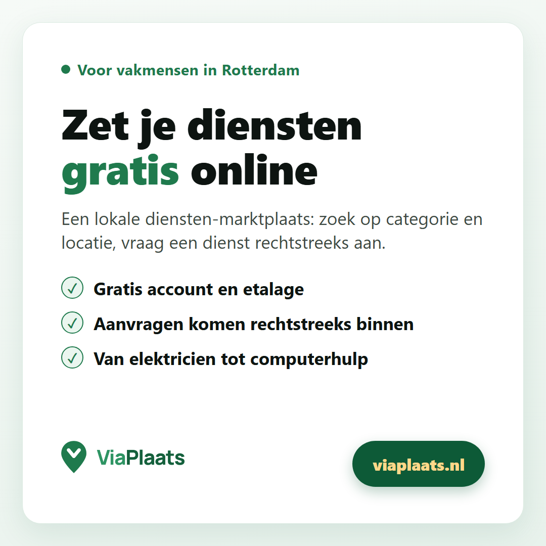 Zet je diensten gratis online