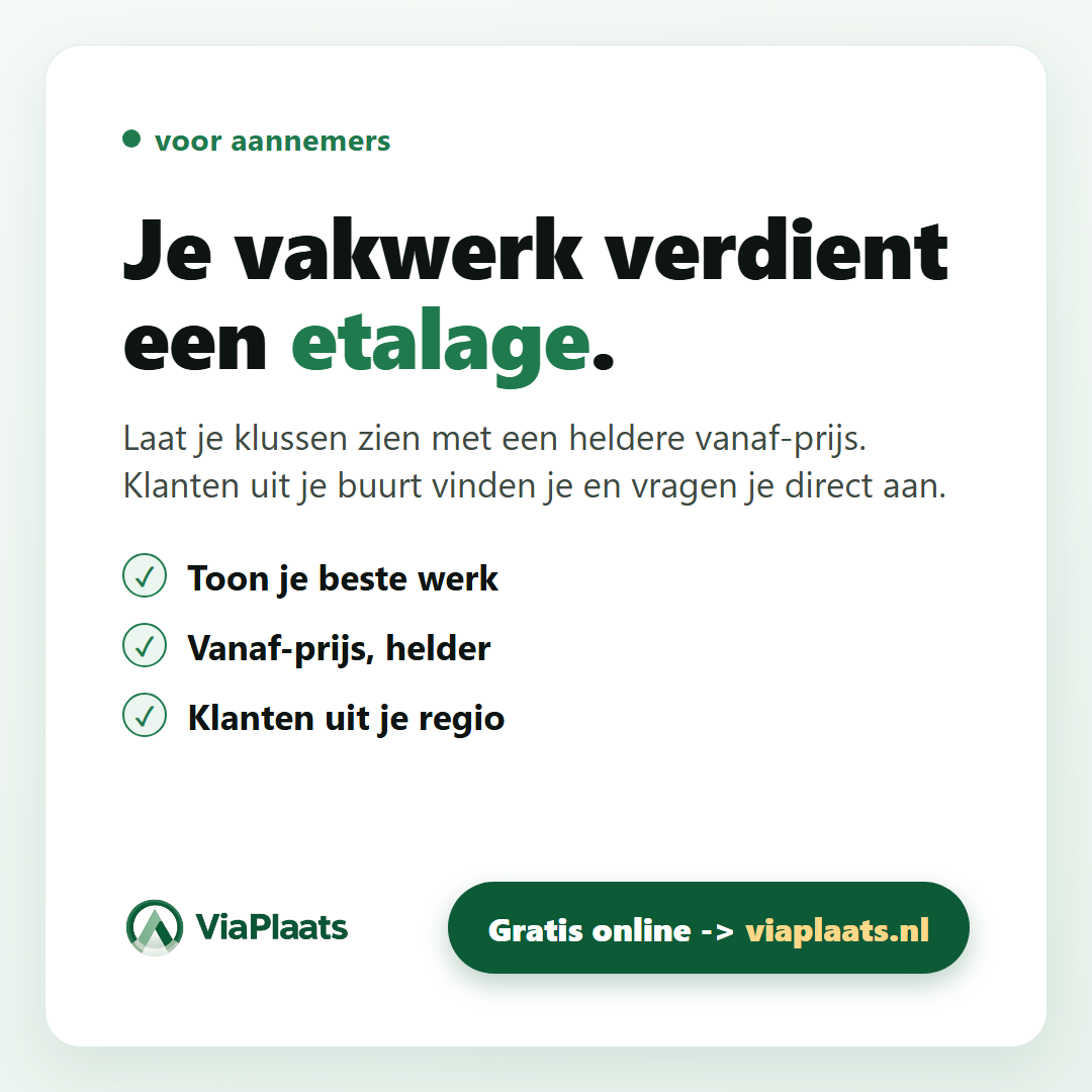 Je vakwerk verdient een etalage