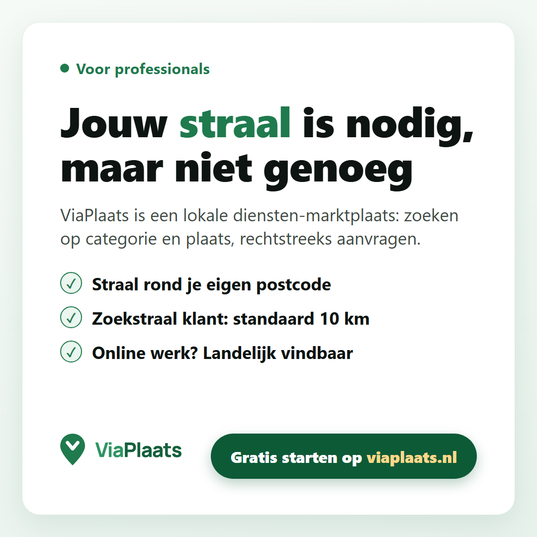Jouw straal is nodig, maar niet genoeg